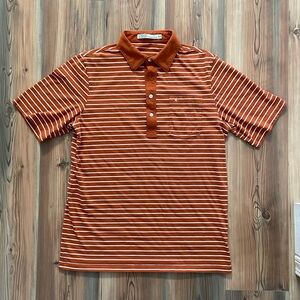 Criquet Men’s Polo Burnt Orange Medium
